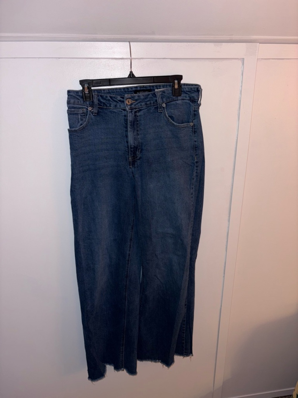 BCBGeneration Dark Blue Wide-Leg Jeans